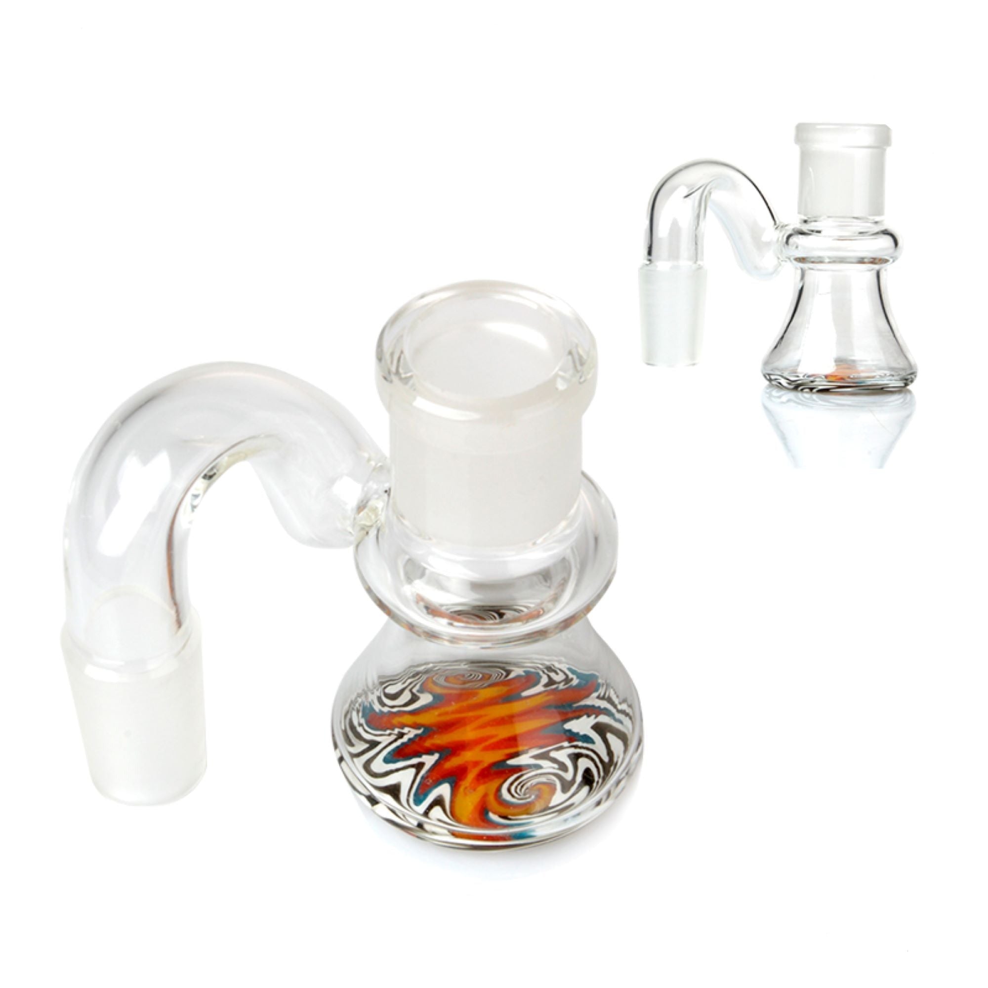 ash catcher 14mm 18mm 90 45 degree wig wag ash reclaim collector