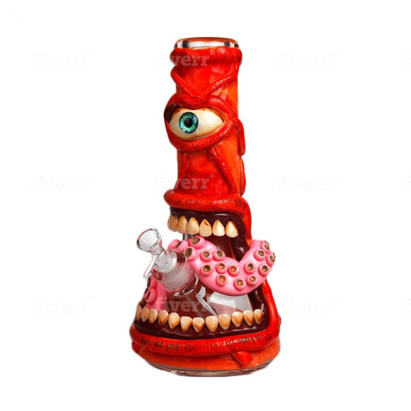 monster bong squid bong 14mm unique art bong
