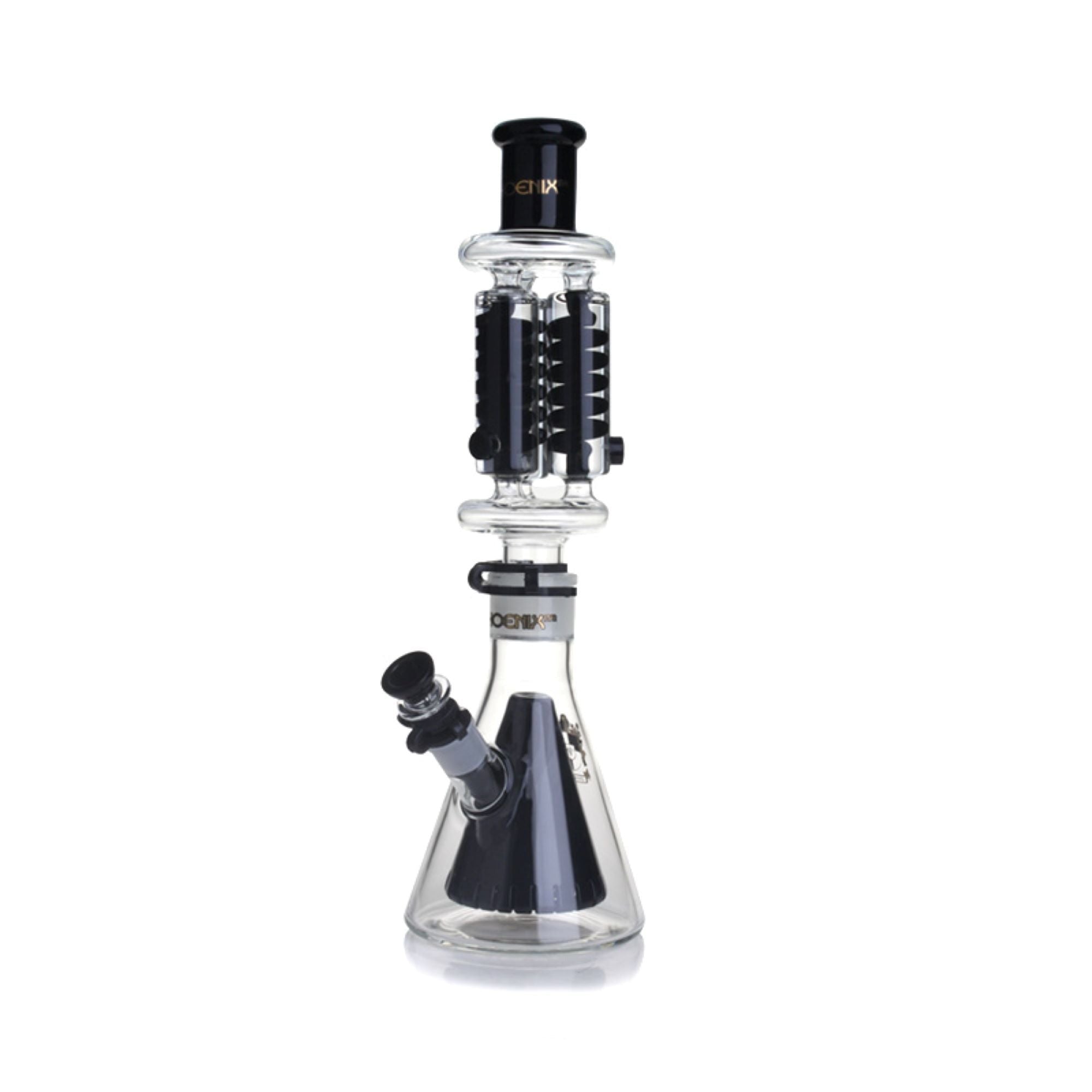 Bong Freezable Glycerin Triple Coil 16" Phoenix Star Glycerin Bong