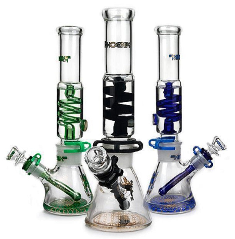 Freezable Bong 12" Condenser Coil Glycerin Water Pipe Phoenix Star Brand Glycerin Bong
