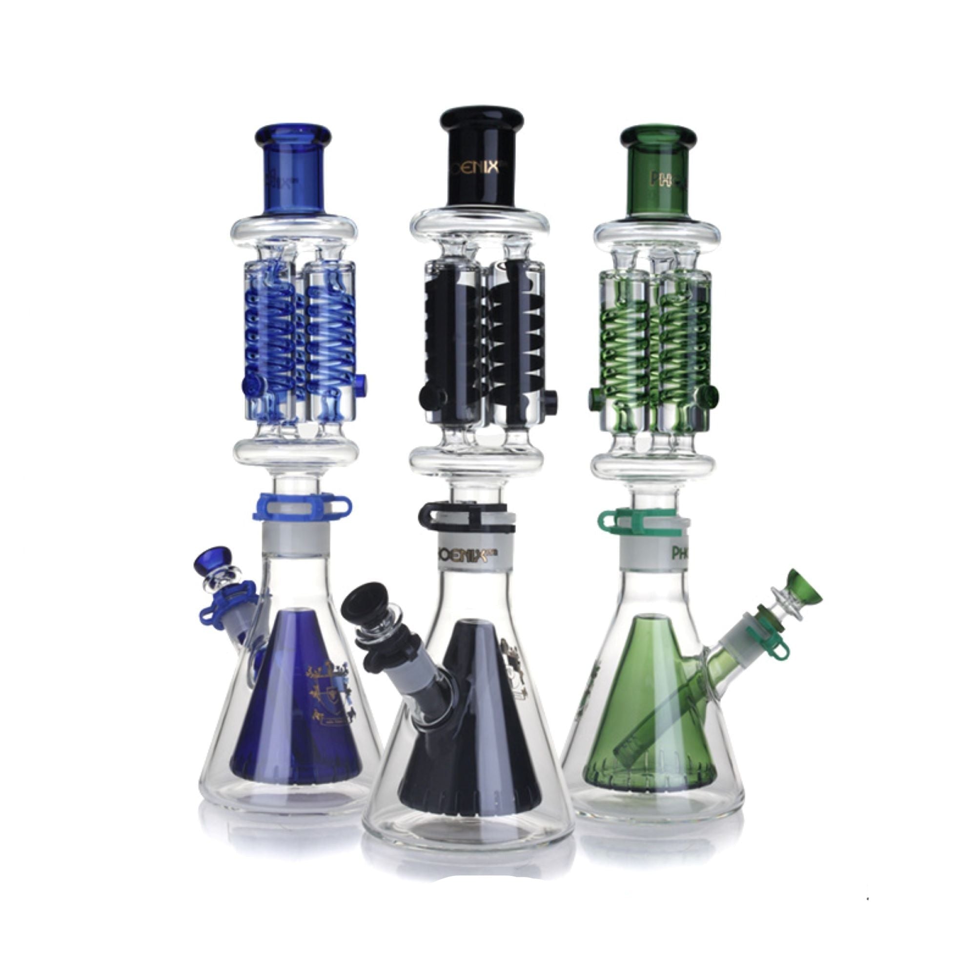 bong freezable bong glycerin bong 3 coil phoenix star