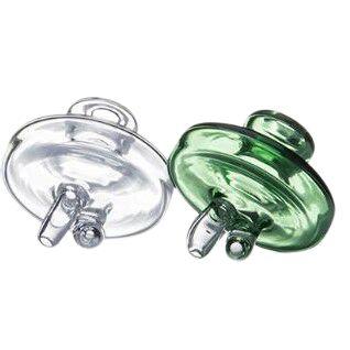 Duel Directional Carb Cap - Clear and Green