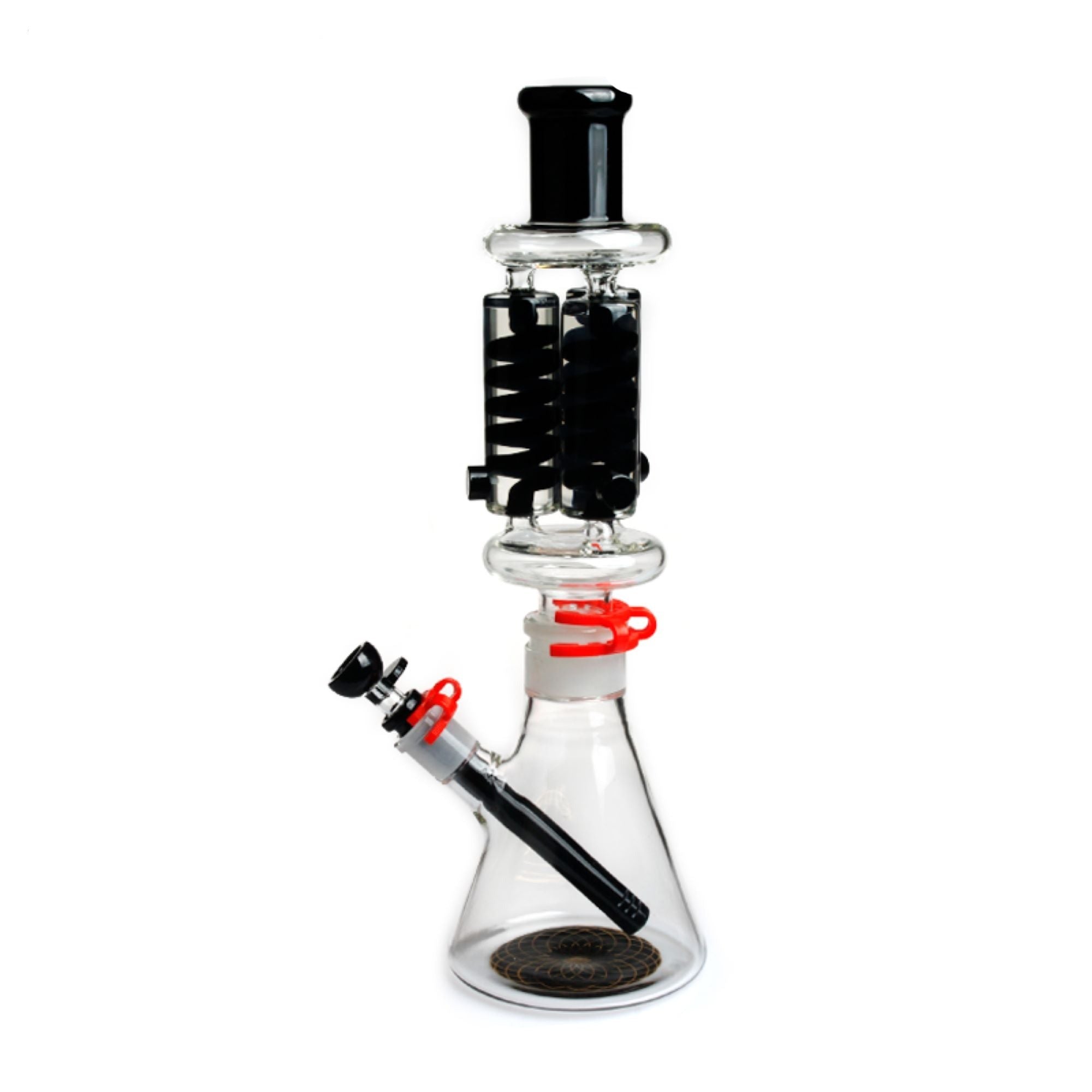 Freezable Bong 14" Triple Coil Phoenix Star