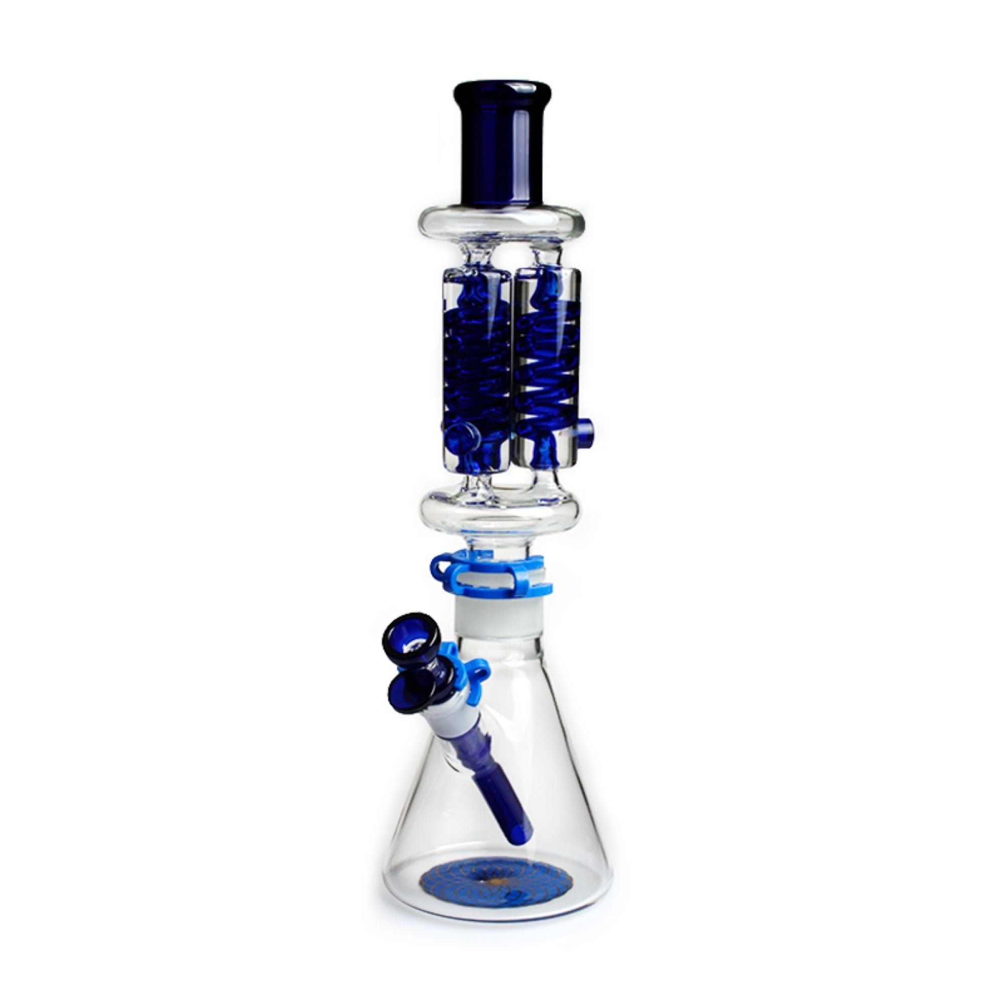 Freezable Bong 14" Triple Coil Phoenix Star