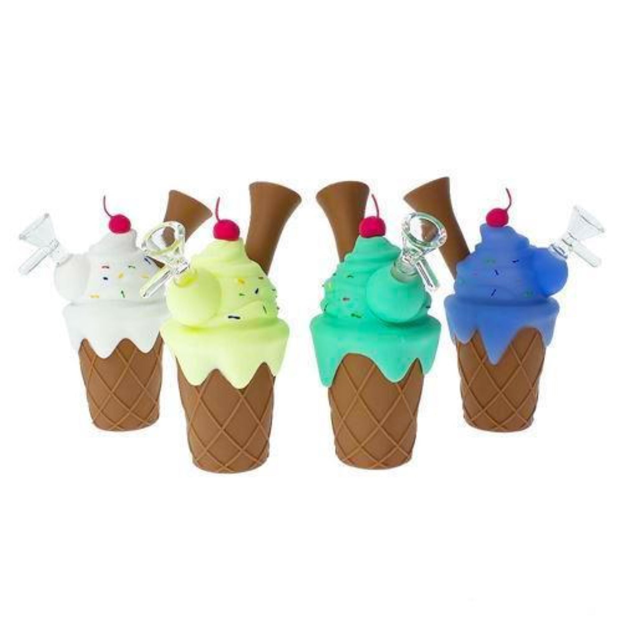 silicone bong ice cream bong water pipe silicone bong silicone 