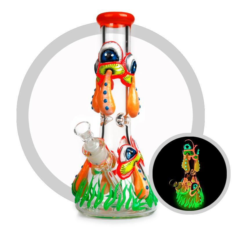 Mushroom Bong 12.5" 7mm Thick 3D