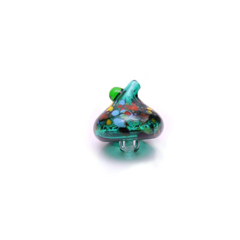 Mushroom Carb Cap Teal Colored