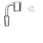 Quartz Banger 4mm 90 Degree +  Carb Cap 14mm 18mm Male Female