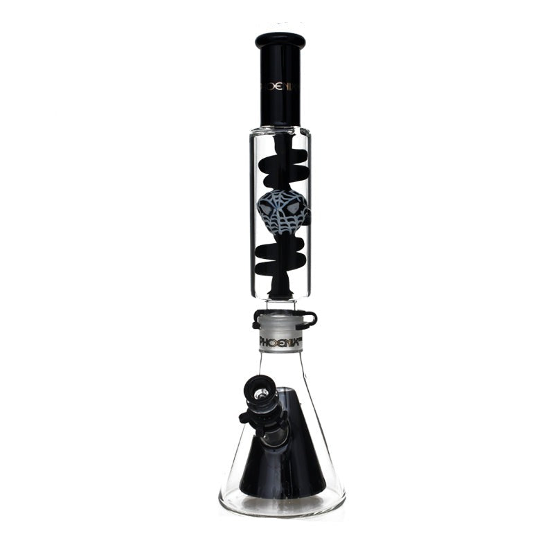 Bong Freezable Bong Glycerin Spiderman 18" Beaker Phoenix Star Freezable Bong